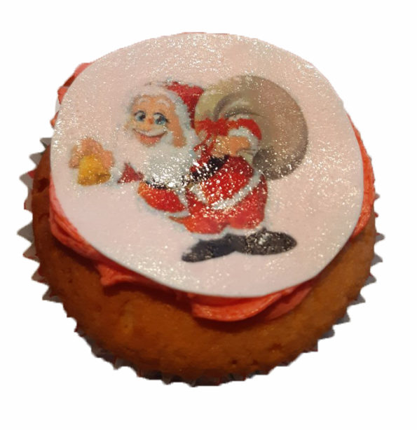 cupcake kerstman